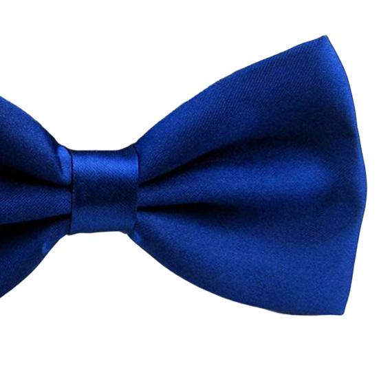 Men Tie Bow Smooth Solid Color Adjustable Lightweight Korean Style Wedding Tie for Party Banquet Prom