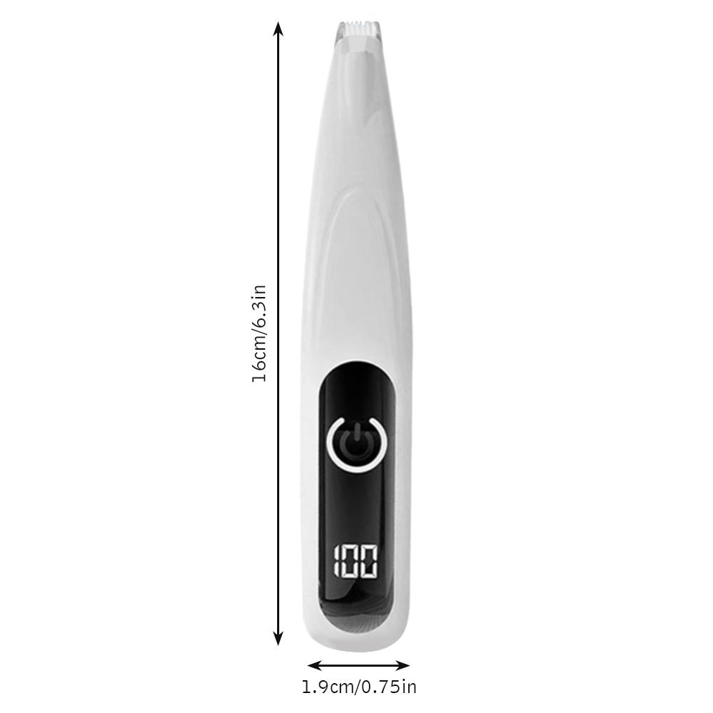 Dog Paw Trimmer with LED Light Pet Shaver Rechargeable Dog Clippers for Dogs Cats Trimming Around Paws Ears Face Rump