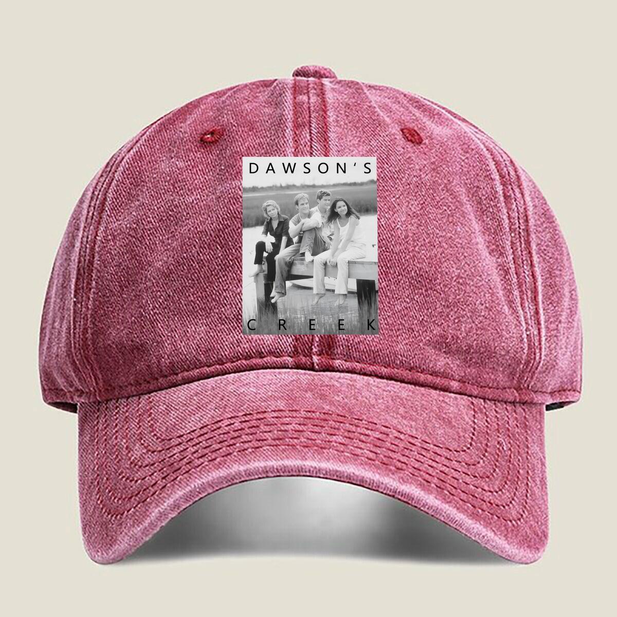 Dawsons Creek Poster Washed Baseball Cap One Size
