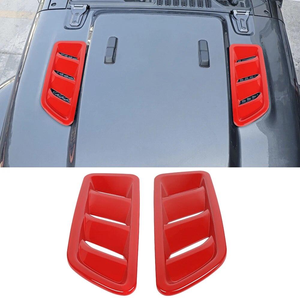 Kapota větracího otvoru přední kapoty vozu pro Jeep Wrangler JL Gladiator JT 2018 2022 Vývod vzduchu Vnější příslušenství motoru