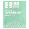 Equal Exchange Spearmint Herbal Tea, Caffeine-Free, 20 Tea Bags, 28g (0.99oz)