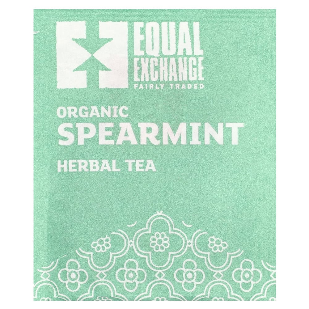 Equal Exchange Spearmint Herbal Tea, Caffeine-Free, 20 Tea Bags, 28g (0.99oz)