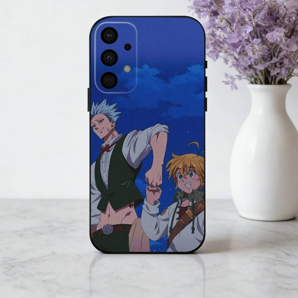 

S-Seven-N D-Deadly-Y S-Sins SDS Phone Case For Samsung Galaxy A73,A72,A71,A70,A53,A52,A51,Soft Silicone Black Cover Samsung a53 5g