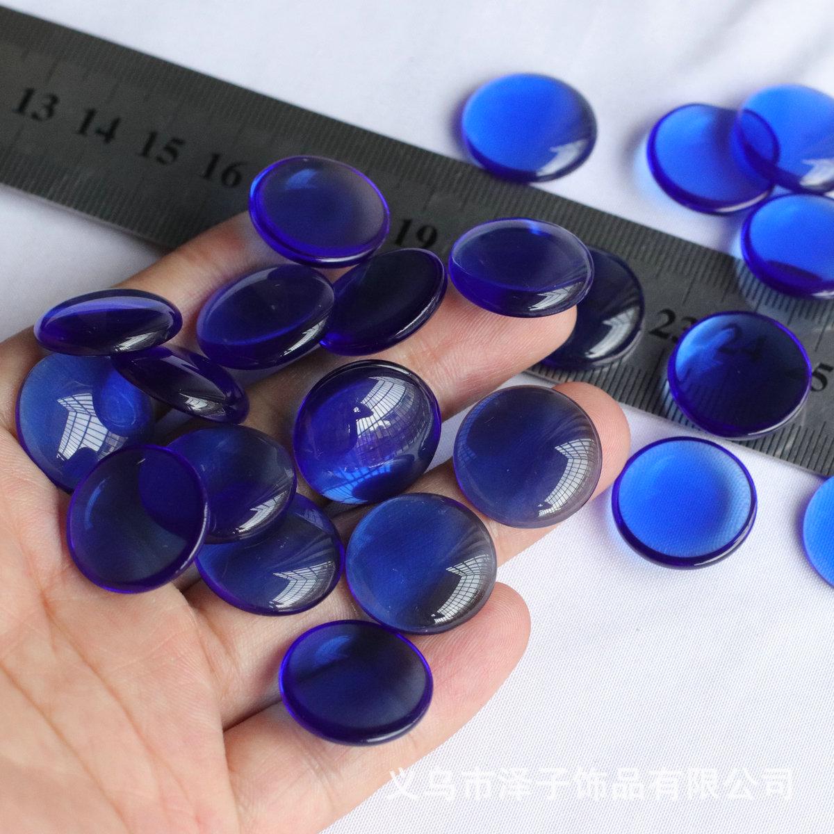 

Круглый кабошон из имитации хрустального стекла 20 мм для изготовления бижутерии своими руками