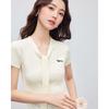 IEF Slim-Fit Knitted Commuter Top