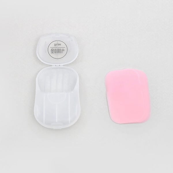 Săpun de hârtie portabil cu parfum de trandafir, 15 coli