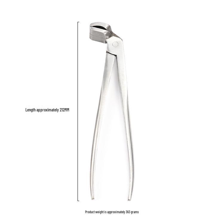Gold Clip Flat-Nose Leather Zipper Pliers - DIY Handmade Leather Goods & Bags Tool