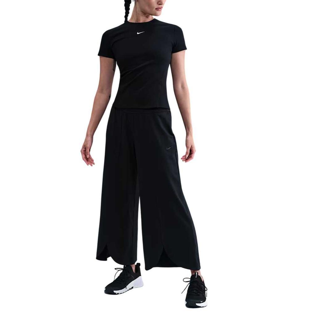 Nike Dri-Fit One Relaxed Swoosh Comfortable Casual Pants Women Bottoms IH8593-010