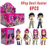 Anime KPop Devil Hunter Doll Vinyl Toy Rumi Mira Zoi Character Vinyl Mask Blind Box Ornament Toy Birthday Gift
