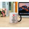 Father's Day Ceramic Coffee Mug Water Cup Temperature-sensitive Color-changing Cup