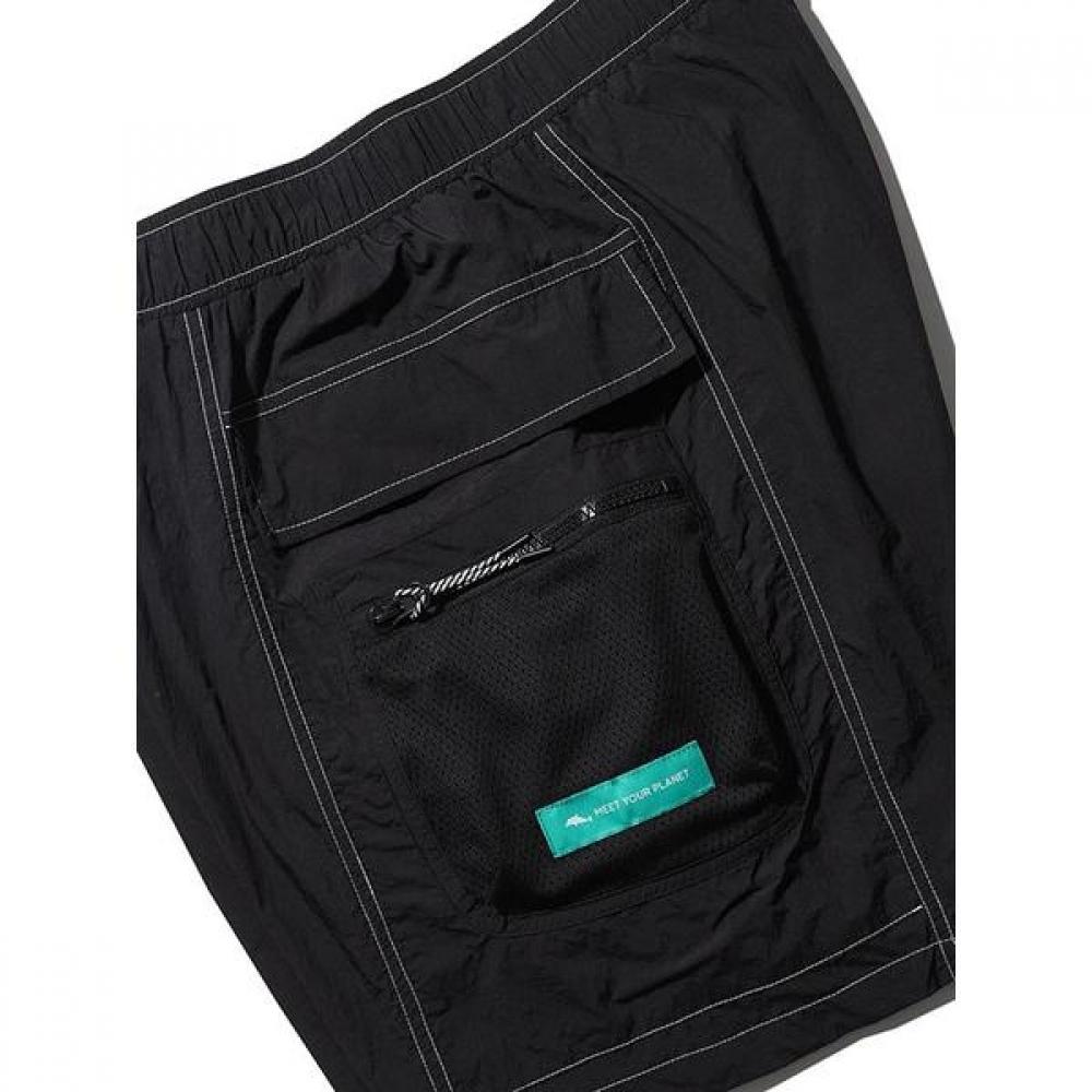 Mesh Pocket Half Pants  Black  Bbc Earth