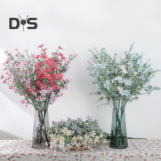 Simulace umělého hedvábí Květina Snadná péče Creative Mini Umělá orchidejová zelená rostlina