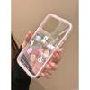 Creative animal clock for Apple iPhone17promax color edge 16 mobile phone case 14 cute 13 sets 15