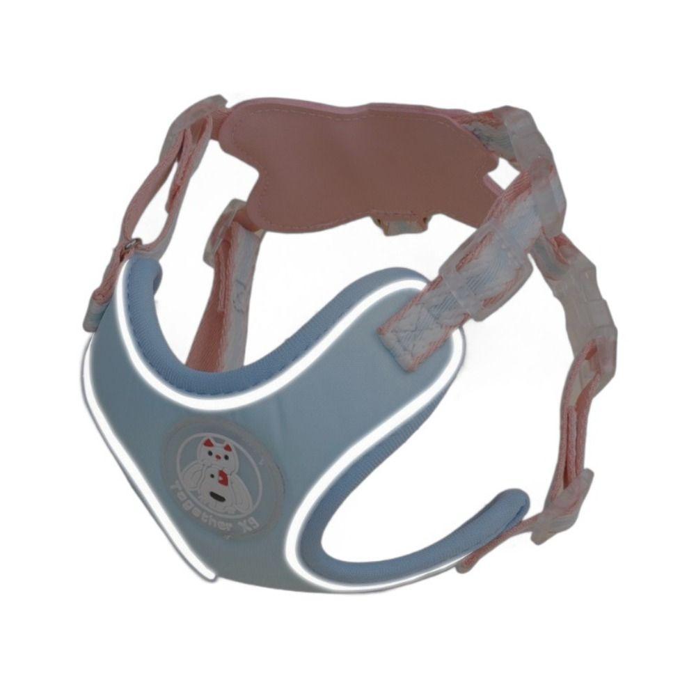 Reflective Dog Harness Vest Breathable Cat Strap Pet Chest Harness Vest For Small Medium Dog Cat