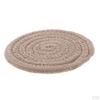 11cm 4.3 '' Table Mat Braided Cotton Round Rug Carpet Cut Kitchen Accessories