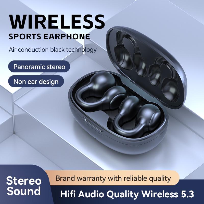 M30 Ear Clip Bone Conduction Sports Bluetooth Earphones with Ultra-long Battery Life