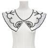 Eugen Yarn Retro Embroidery Fake Collar Versatile Collar Flower Clothing Hollow Decoration Small Shawl Lace Accessories