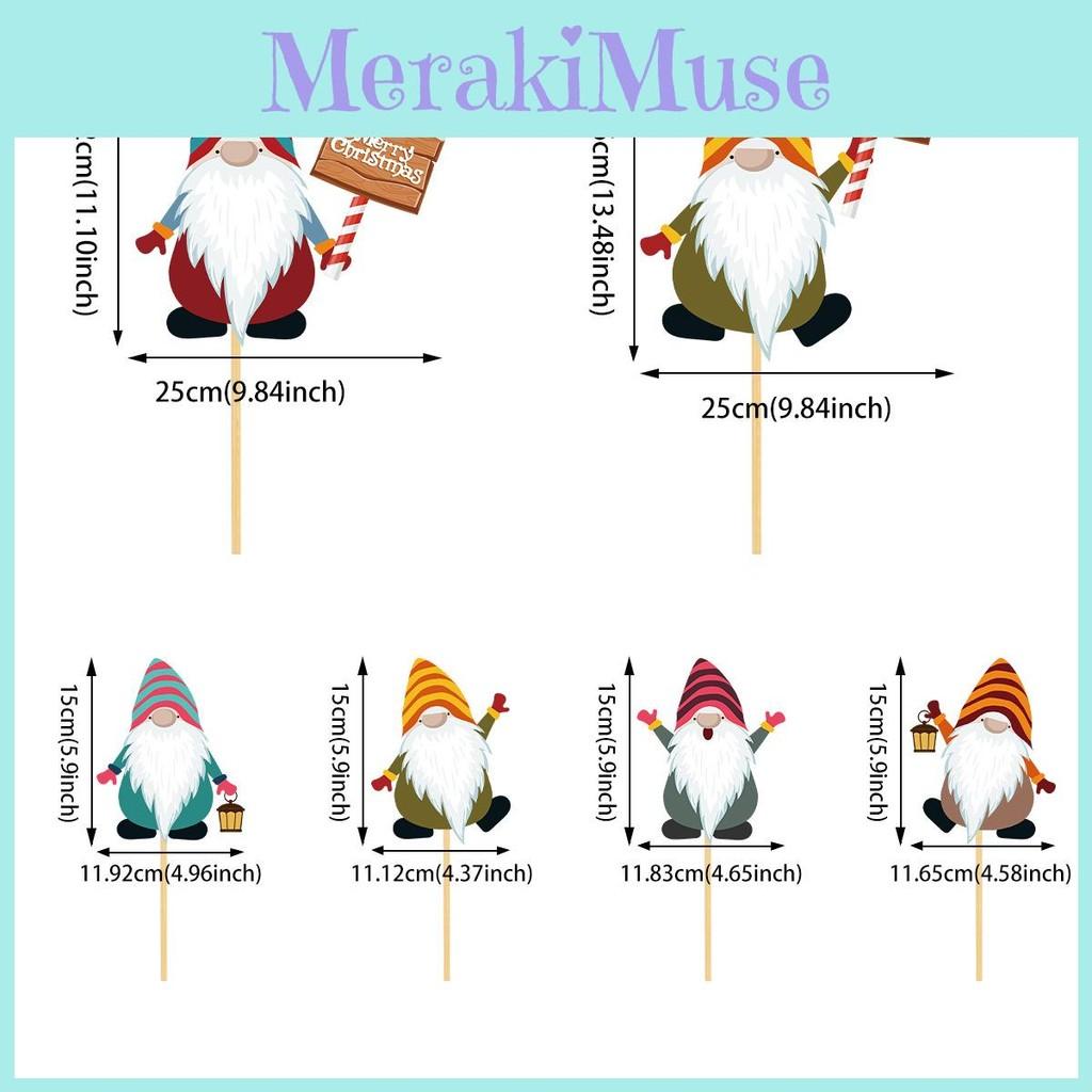 Vase Christmas Placard Decor With Santa Claus Design For Holiday Festive Party