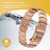Premium Pure Copper Bracelet for Men with Deployant Clasp Design Wristband Jewelry Gifts