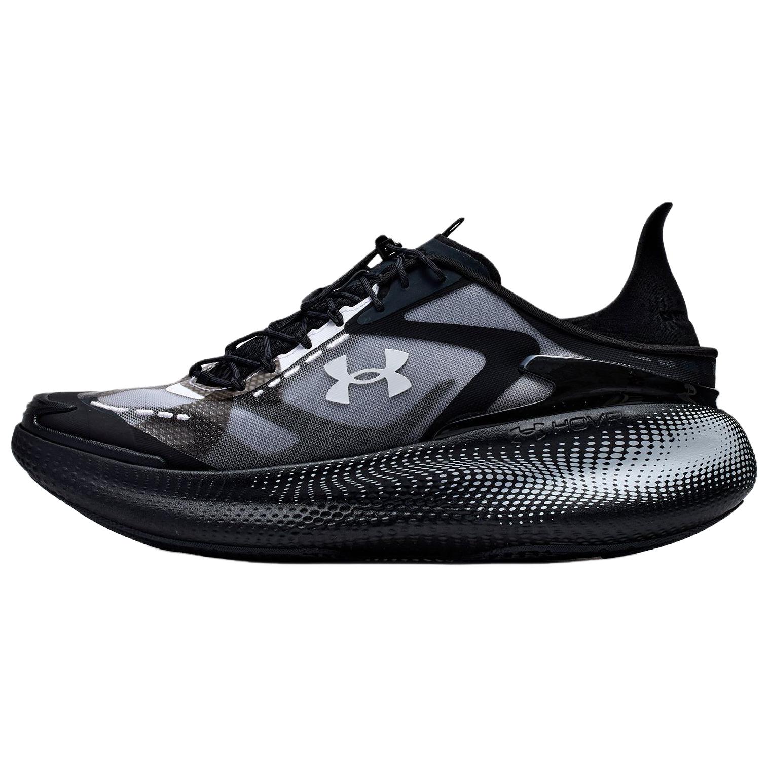 Under Armour Unisex Echo Black White Casual Sneakers 6006061-001 44