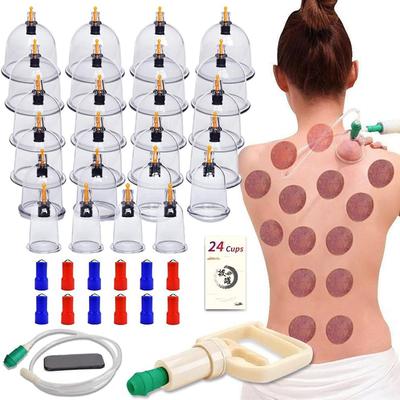 32 Set per terapia con coppettazione Massaggiatore a vuoto Ventosa Ventose professionali Barattoli per massaggio a vuoto Fisioterapia Guasha Assistenza sanitaria