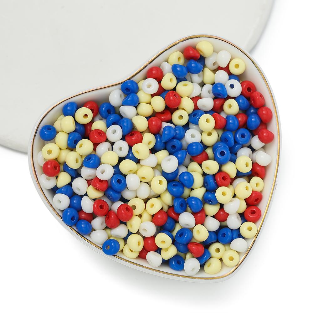 100pcs/Lot 5mm Mixed Color Acrylic Beads Mini Water Drop Spacer Loose Bead for DIY Bracelet Necklace Jewelry Making Supplies