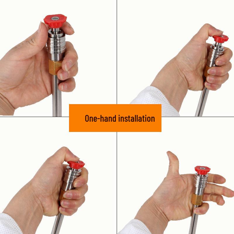 High-Pressure Car Wash Water Gun 350bar/5000psi Multifunctional Spray Nozzle