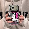 Cool Anime Girl Nana Phone Case For iPhone 17 16 15 14 13 12 Pro Max Plus Electroplated Metal Shockproof Bumper Case Glass Back