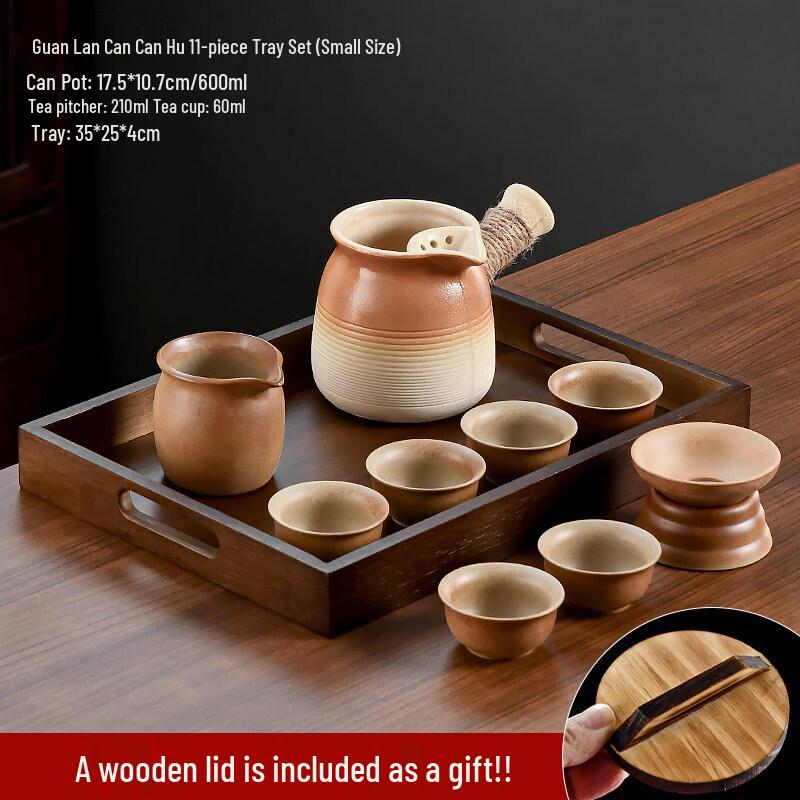 ZISIZ Pottery Stovetop Tea & Milk Stewing Pot