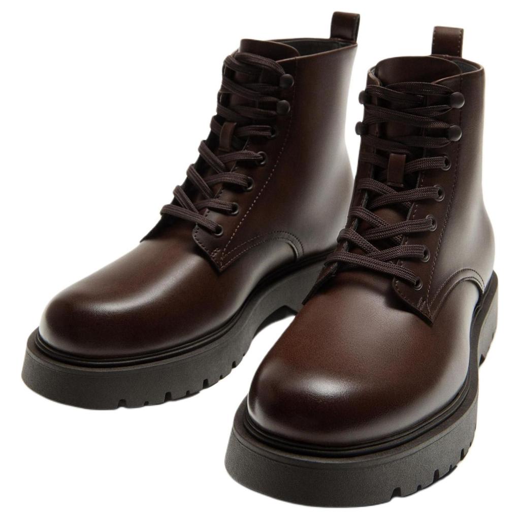 Zara Comfortable Simple Elegant Fashion Trendy Short Martin Boots Men Boots Brown 12055520700