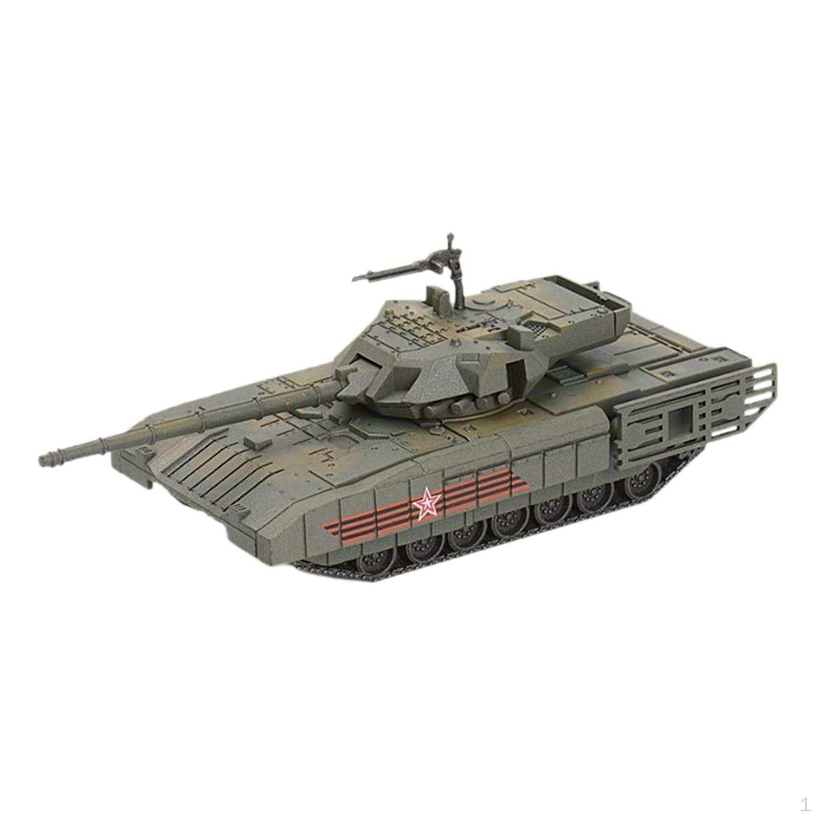 

1/72 Scale Tank Model - Collectible, Tabletop Decoration, Birthday Gift, Construction Simulation Toy T14