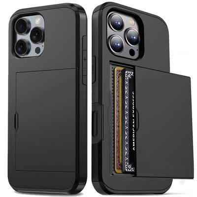 Nárazuvzdorné těžké pevné pouzdro s otvorem pro kartu pro iPhone 16 Pro Max 15 Pro Max 14 Pro Max