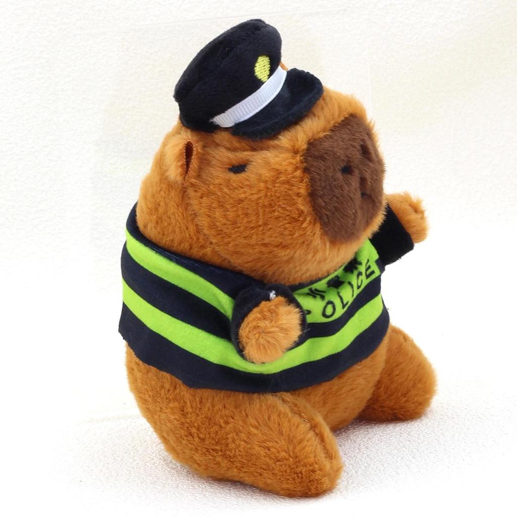 Capybara Plush Keychain: Cute Pull-out Toy & Internet Celebrity Pendant Charm
