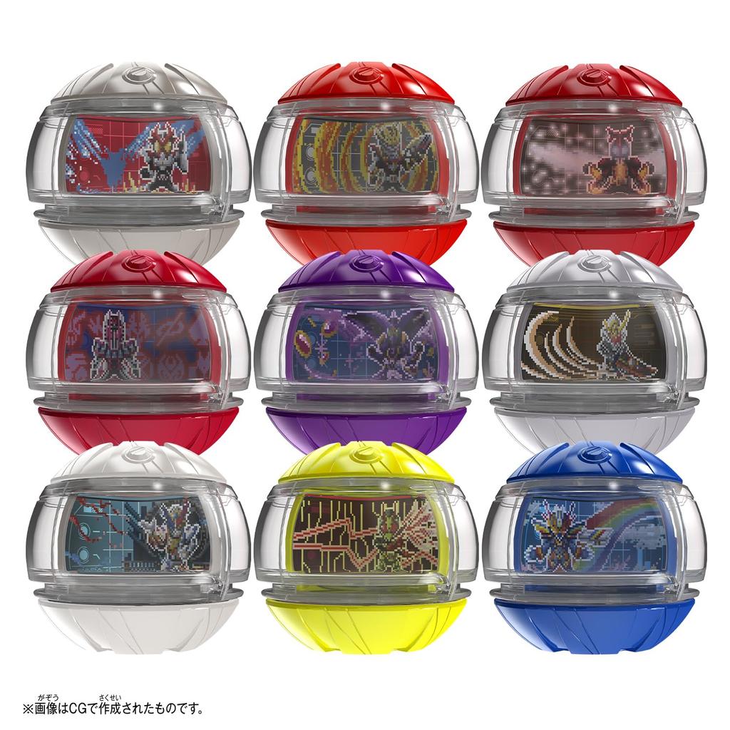 Kamen Rider Zets DX Legend Rider Capsule Random Box Strongest Form Ver.02 (1 Box of 9) Ages 3+