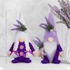 Eye Catching Lavender Gnomes Decors Handcrafts Figures for Spring and Summer