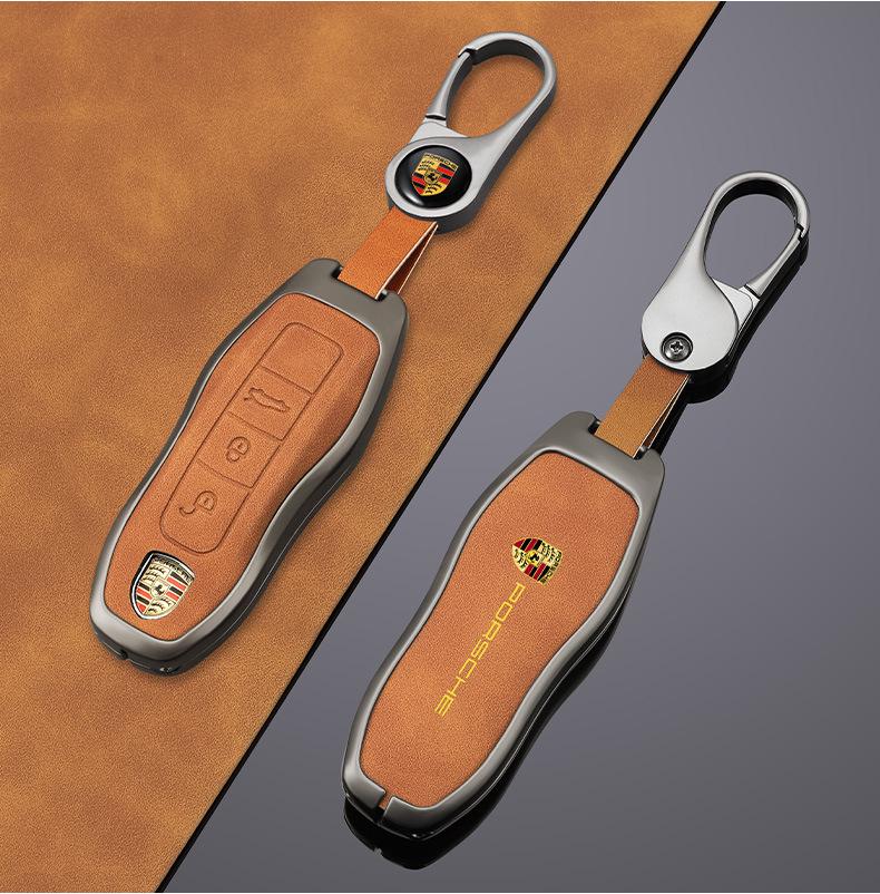 Funda de Carcasa para Llave Porsche para Cayenne, Panamera, Macan, 911, 718, Taycan