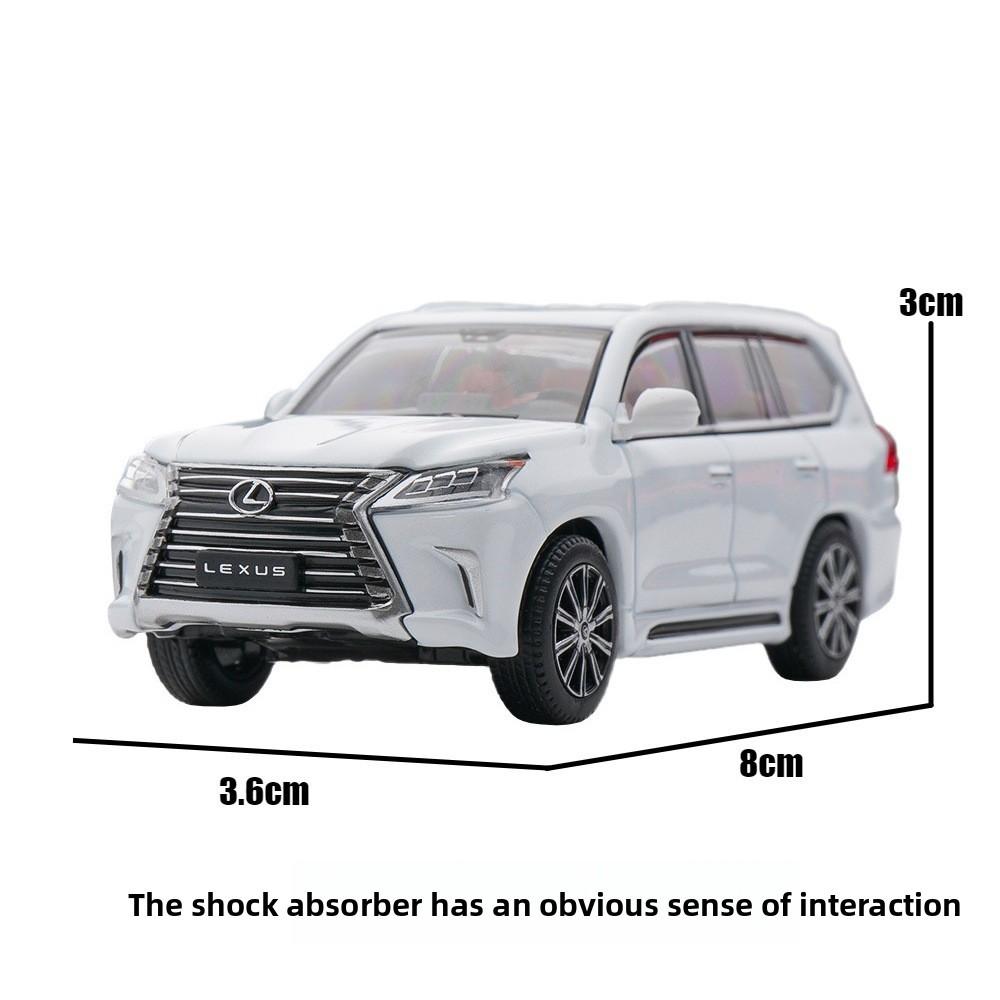 164 Lexus Lx600 Alloy Metal Car Miniature Model Toy For Gift Decoration Gift