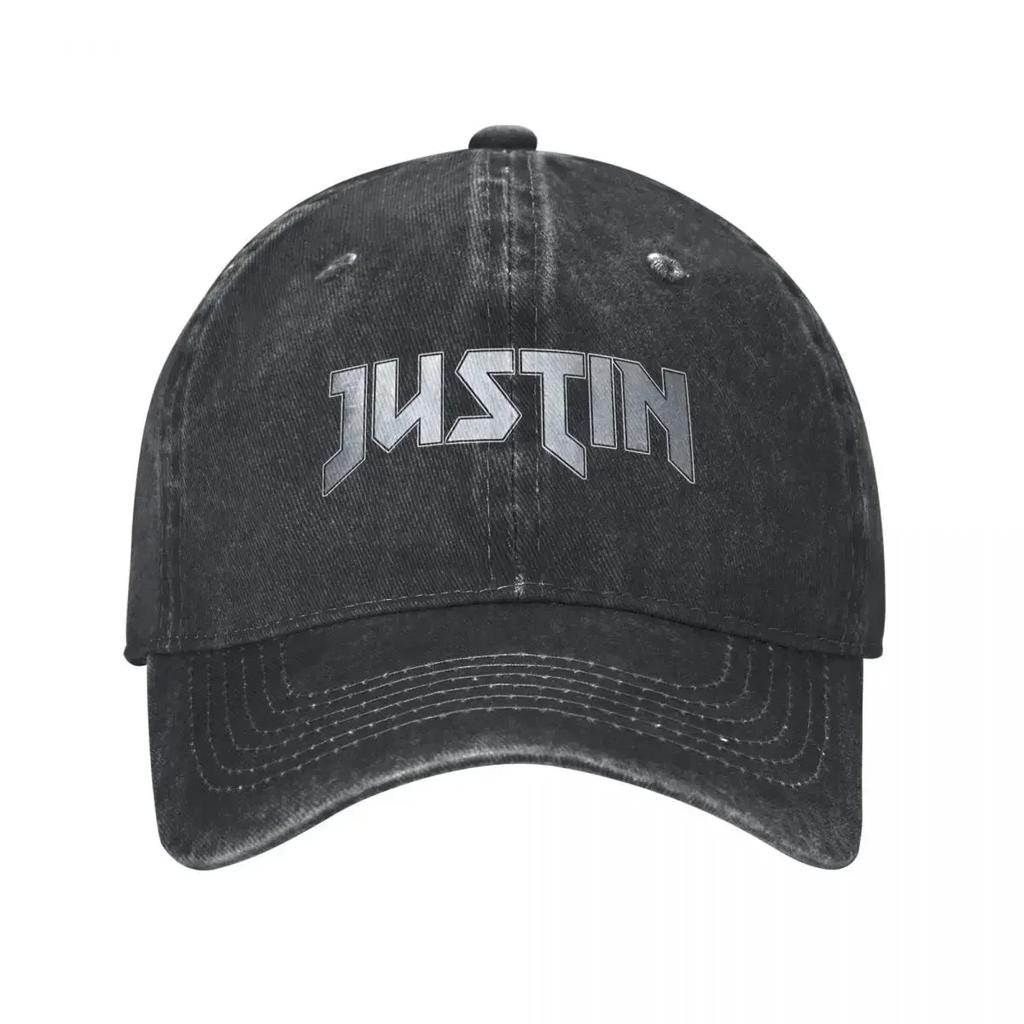 Heavy Metal JJustin Cap für Unisex Baumwolle BBiebers Trucker-Kappe Lässige Kopfbedeckung Verstellbare Passform Baseballkappe