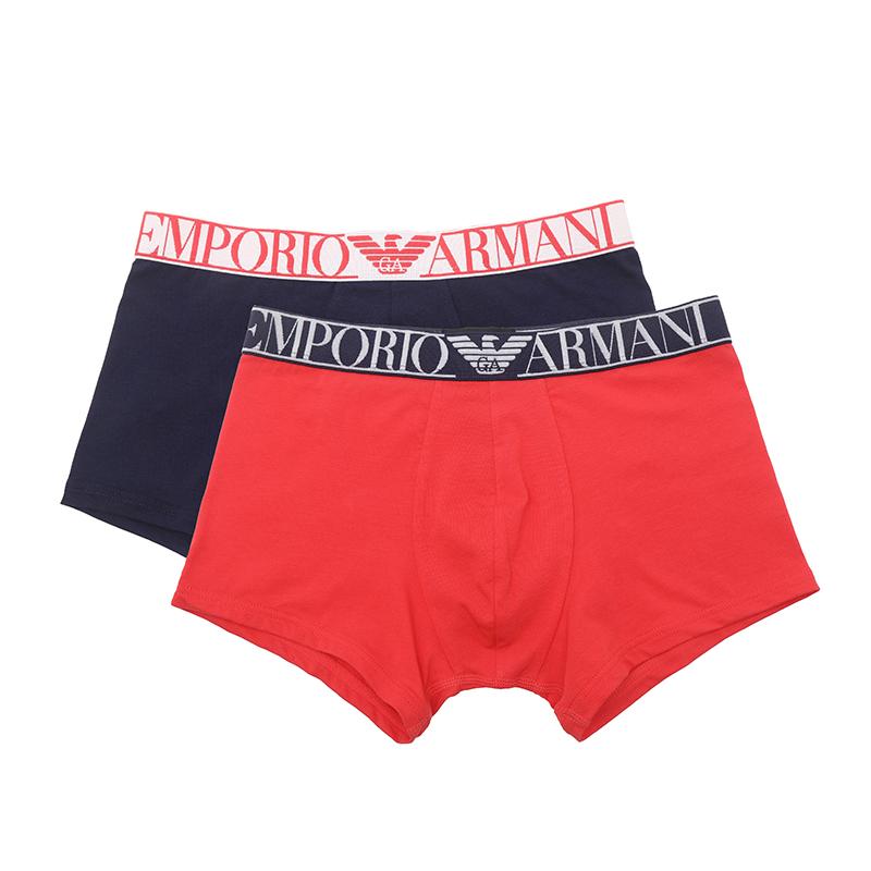 Emporio Armani Мужские боксеры с отделкой логотипом-буквой Низ 111769-3R720-51036 M