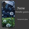 Fashion glass phone case suitable for Samsung Galaxy S26 S25 S24 S23 S22 S21 S20 FE/Ultra/Plus5G anti drop back cover