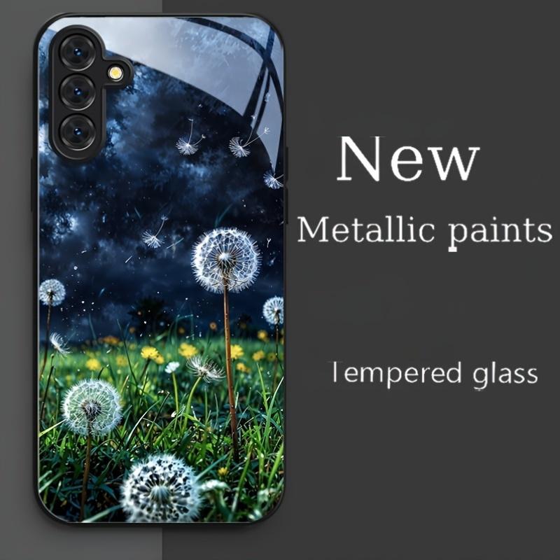 Fashion glass phone case suitable for Samsung Galaxy S26 S25 S24 S23 S22 S21 S20 FE/Ultra/Plus5G anti drop back cover
