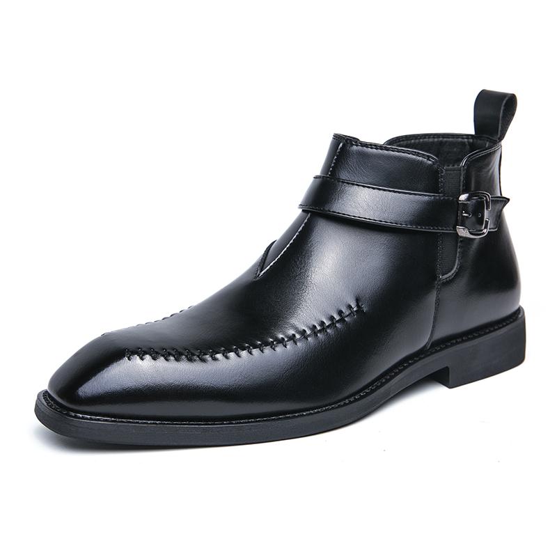 

Индивидуальность Модные мужские джинсовые ботинки Мужские высокие кроссовки Кожаные ботильоны Противоскользящие мужские деловые боты Повседневная обувь 46