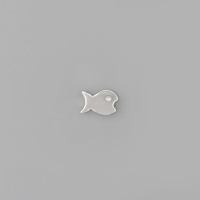 Handmade S925 Sterling Silver Fish Pendant for Bracelets, Necklaces, and DIY Accessories