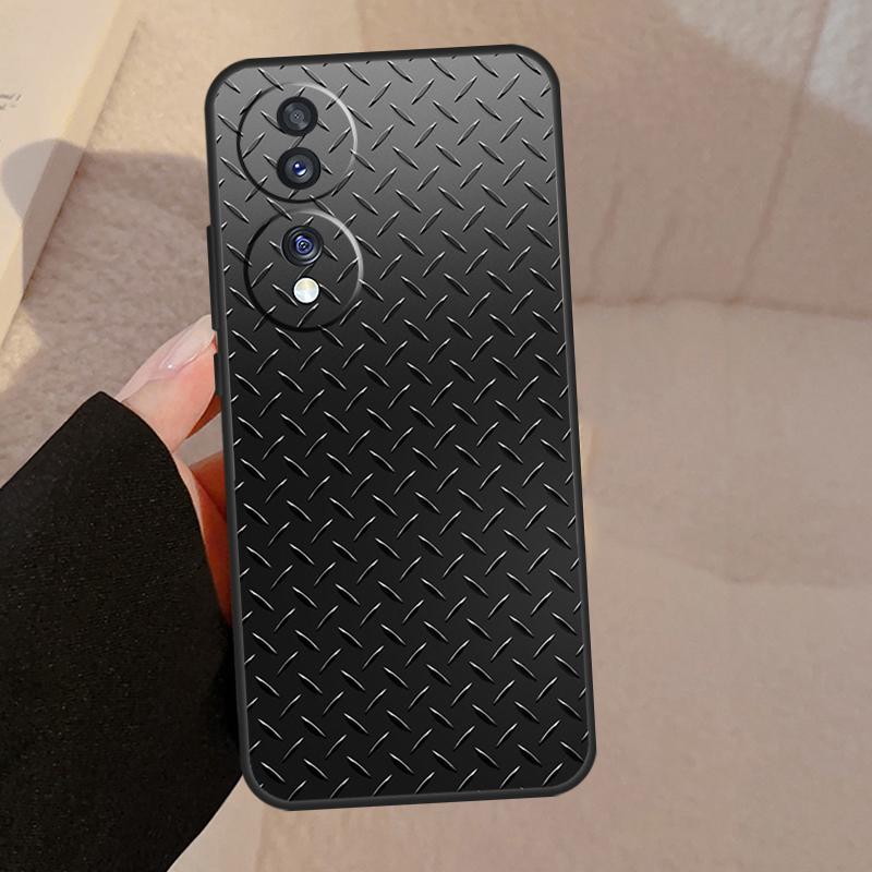 Steel Iron Metal Pattern Case For Honor X9b X9a X8a X7a X6a X6 X7 X8 X9 8X 9X Honor Magic 5 Pro 50 70 90 Lite Cover
