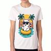 Coolster Hasenvater aller Zeiten Unisex Baumwoll-T-Shirt, Premium-Baumwoll-Print, Langlebig, Lässig und Modisch. Bester Papa aller Zeiten Kaninchen Grafik T-Shirt, Bequeme Passform, U
