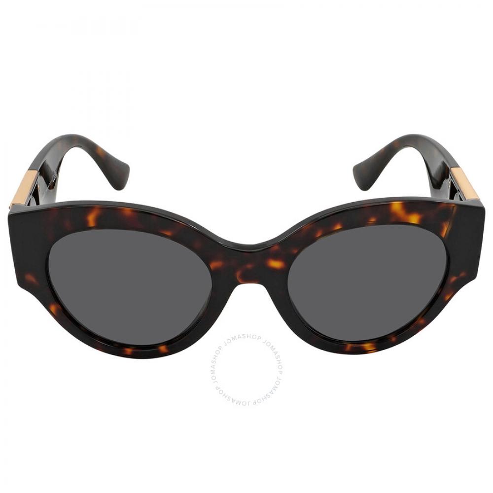 

Versace Dark Grey Round Ladies Sunglasses VE4438B 108 87 52