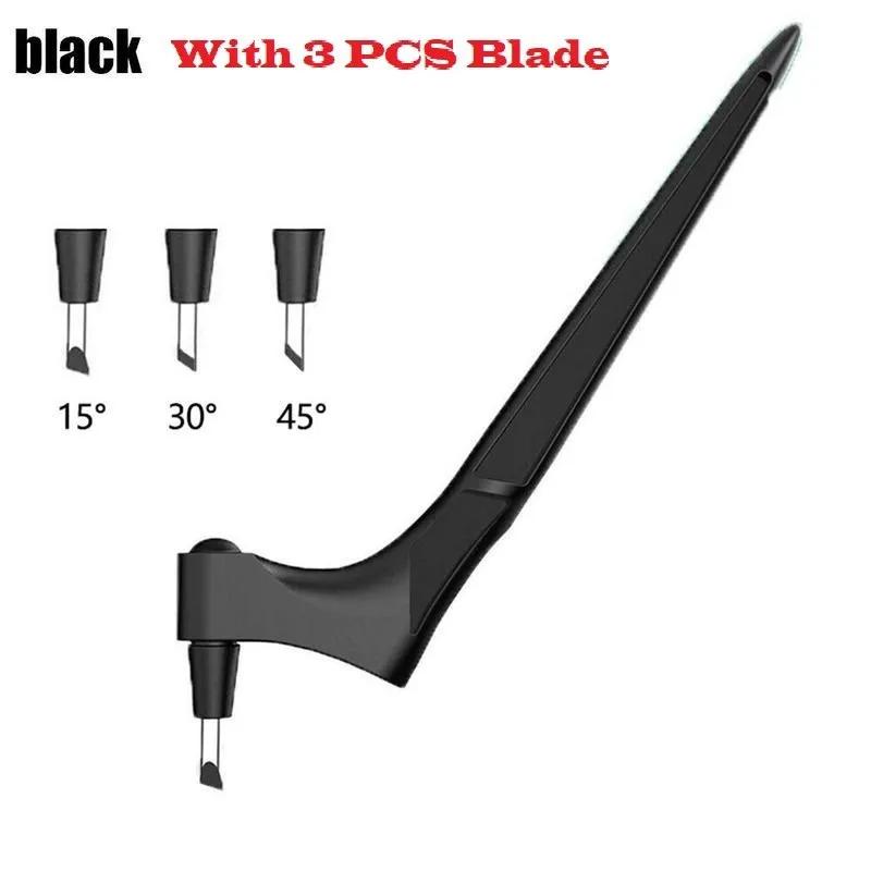 

DIY Craft Cutting Tools Wood Carving Cutting Pen Art Craft Cutting Craft Tool with 360 Steel Rotating Blade Safety Cutter Paper