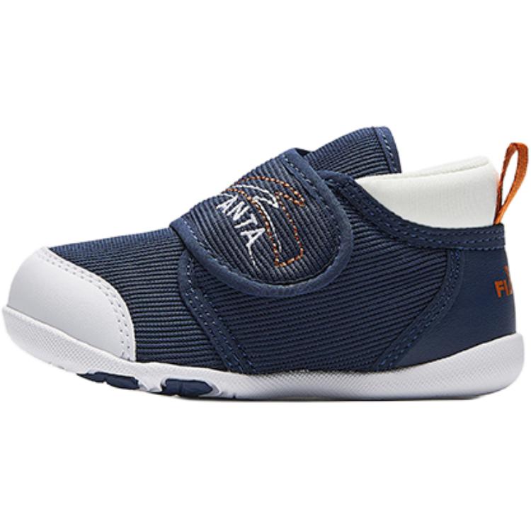Anta Comfortable Soft Non-Slip Wear-Resistant Low-Top Walking Shoes Baby Shoes Blue White A12440069H-6