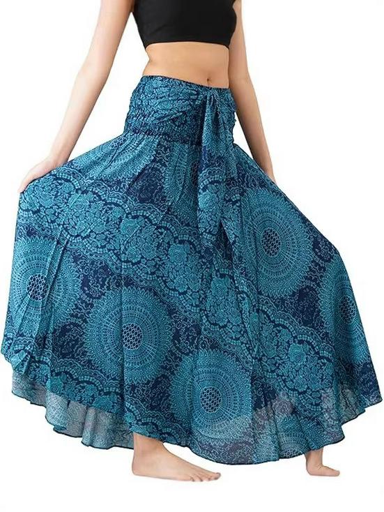 Bohemian Cross-Border Beach Dress: Thai-European-American Style, Two-Wear with Large Hem