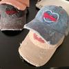 Wide Brim Baseball Cap Denim Denim Hat New Duckbill Cap  for Women Girls